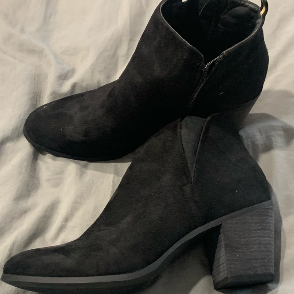 Suede Ankle Booties